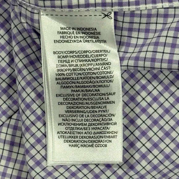 Polo Ralph Lauren Size XL / 17.5 / 34 - 35 Classic Fit Button Up Dress Shirt